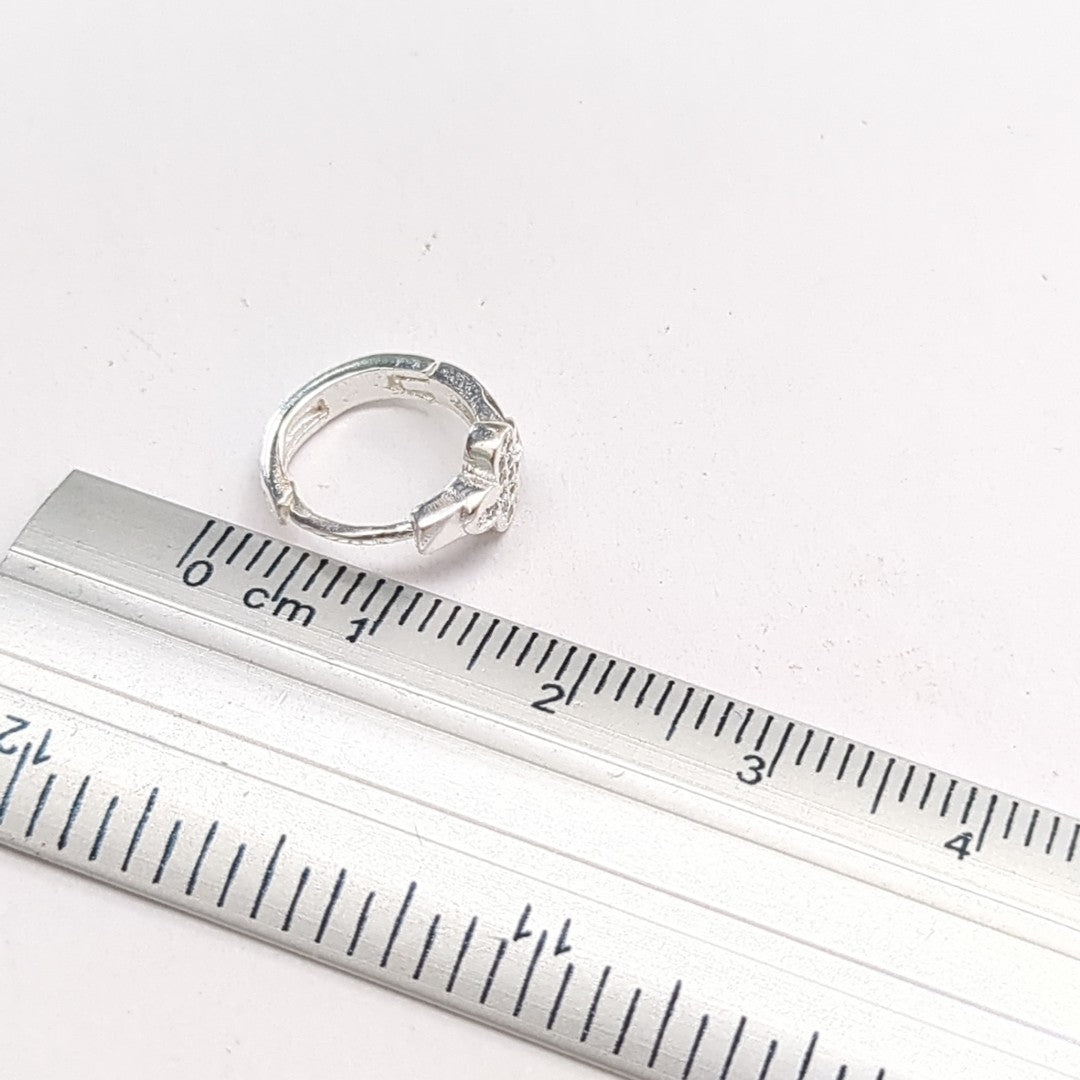 ARRACADAS C/CIRCONIAS PLATA .925 1.8 GR (NUEVO)