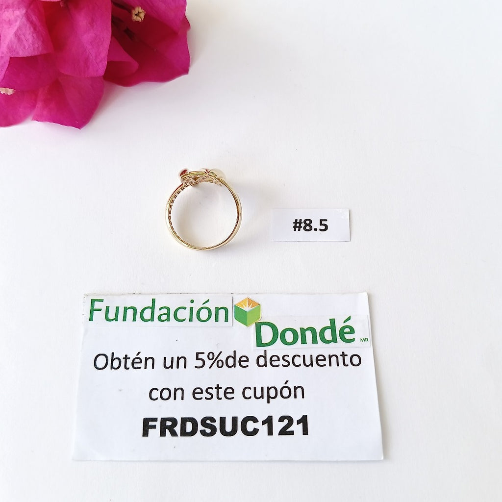 ANILLOS DAMA ORO 14K 2 (NUEVO)