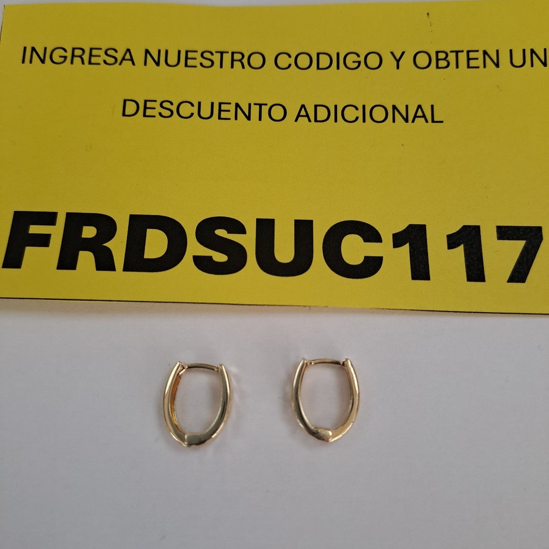 HUGGIES ORO 14K 1.1 (NUEVO)
