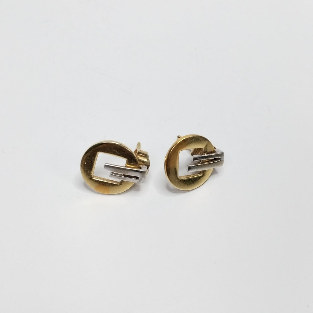BROQUELES PAR ORO BLANCO 14 K 2,40 GRMS (SEMINUEVO)