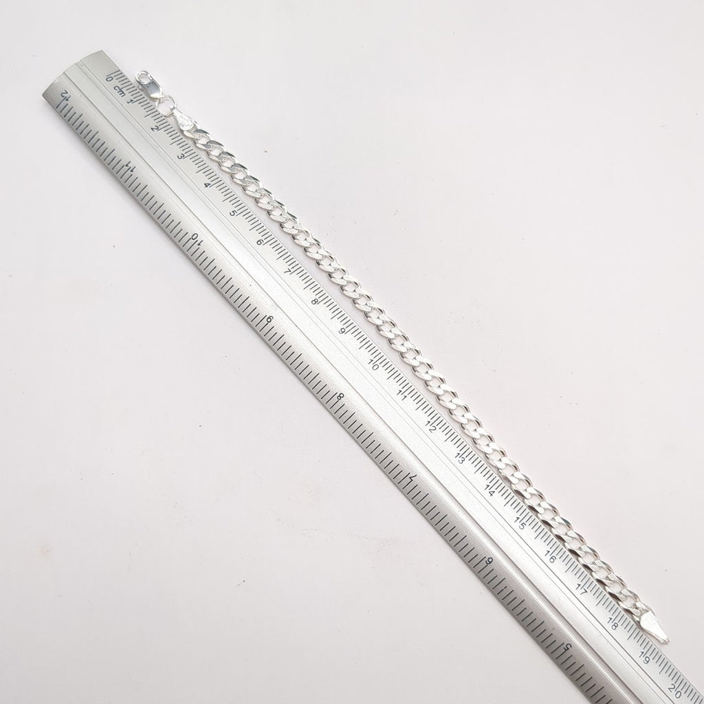 PULSERA BARBADA PLATA .925 18 CM 5.73 GR (NUEVO)