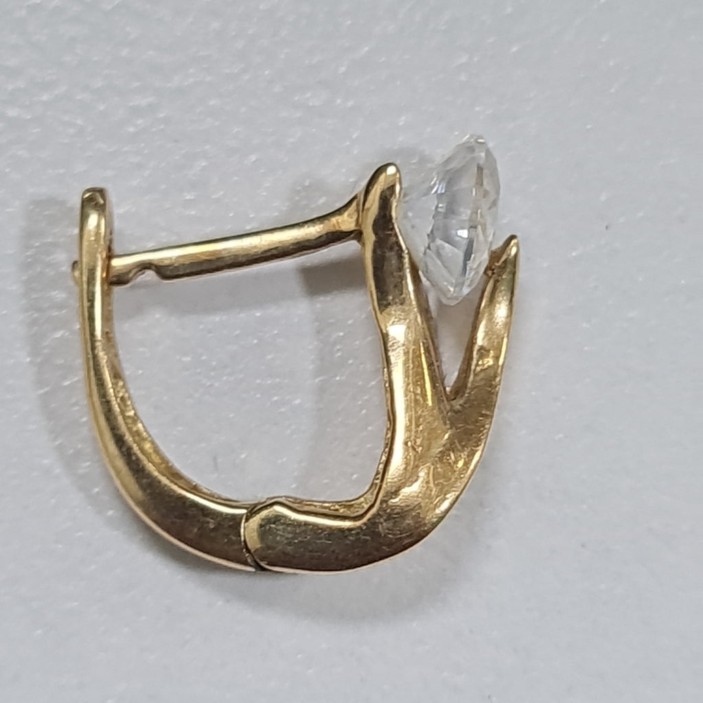 ARRACADAS PAR ORO 14 K 2.3 GRMS (SEMINUEVO)