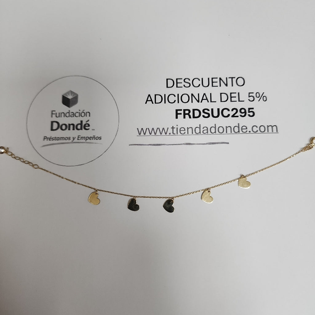 PULSERAS DAMA ORO 14K 1.2 (NUEVO)