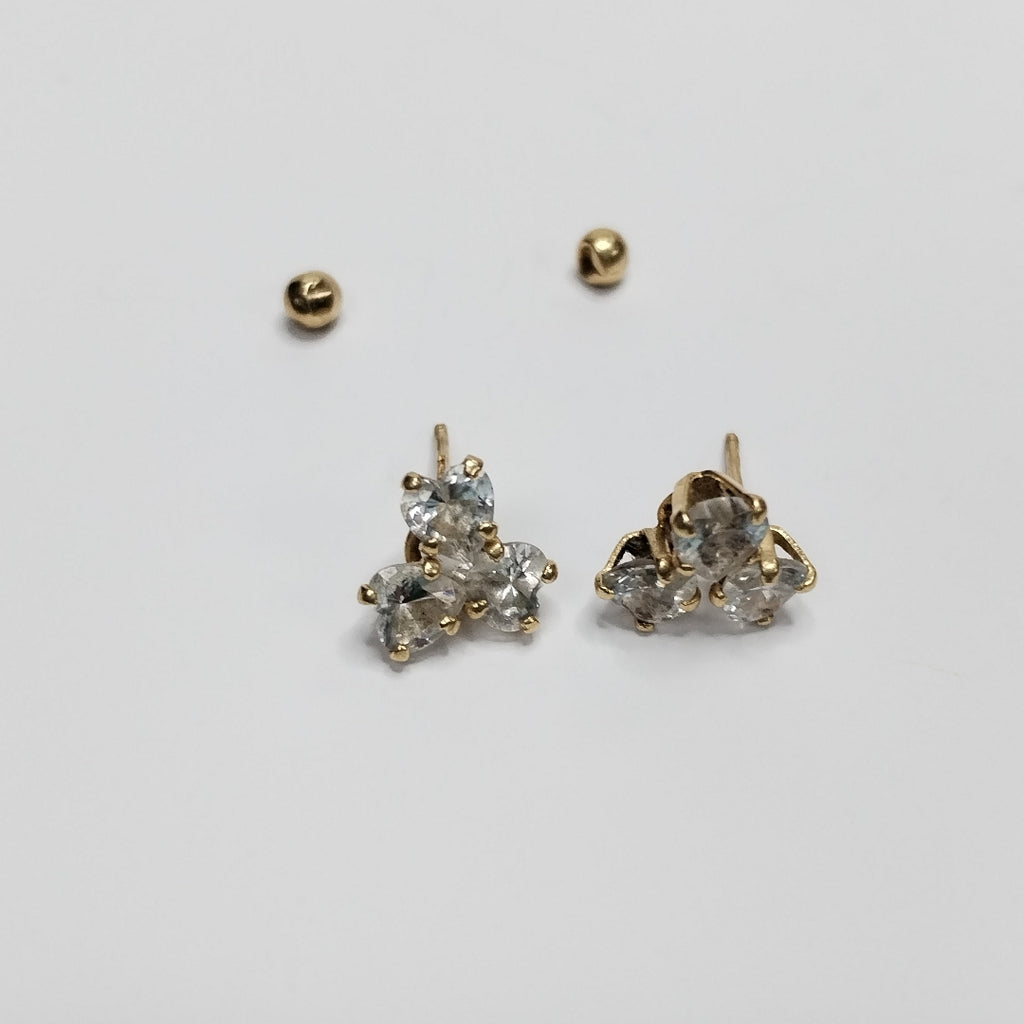 ARETES PAR ORO 14 K 1.1 GRMS (SEMINUEVO)