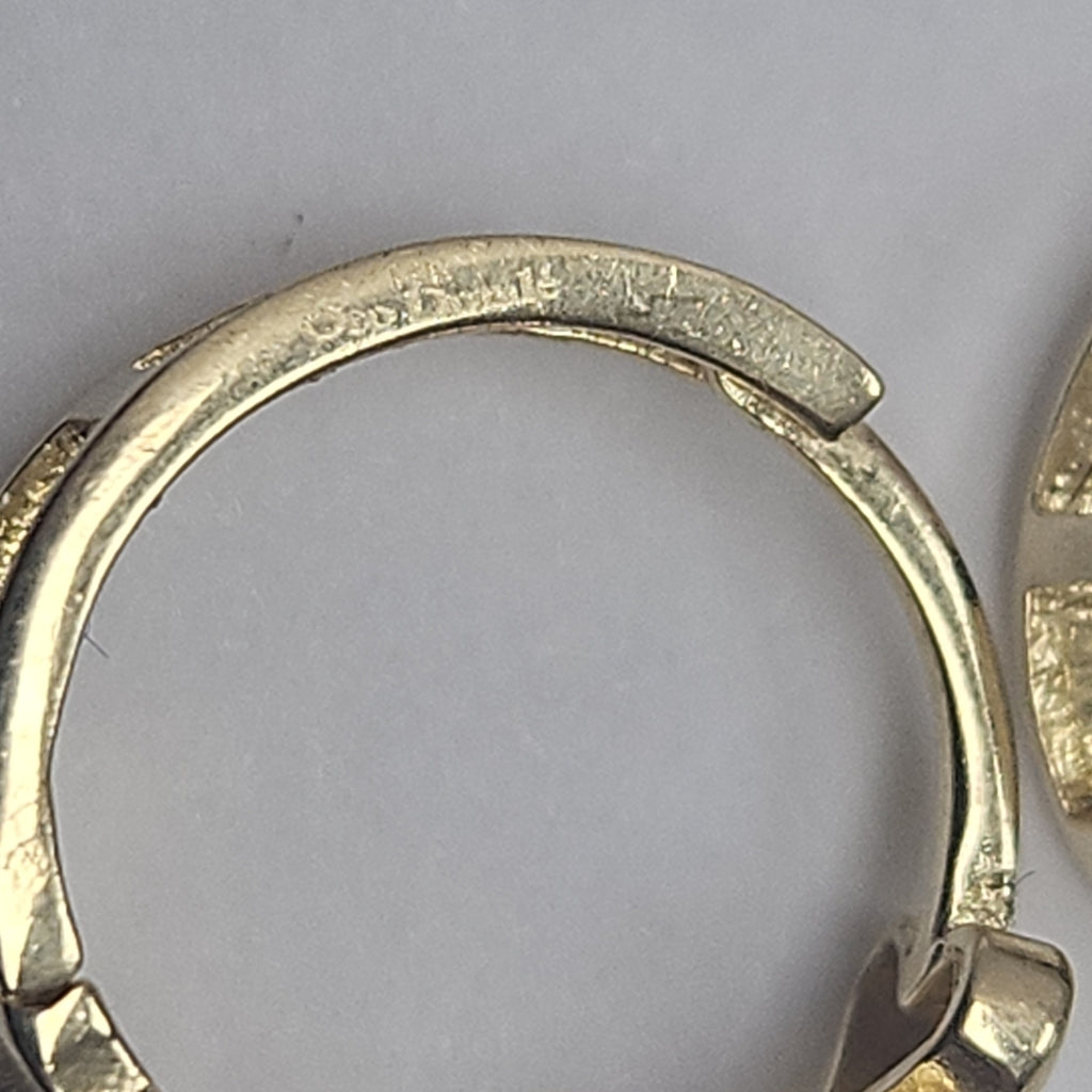 ARRACADAS PAR ORO 14 K 2.7 GRMS (SEMINUEVO)