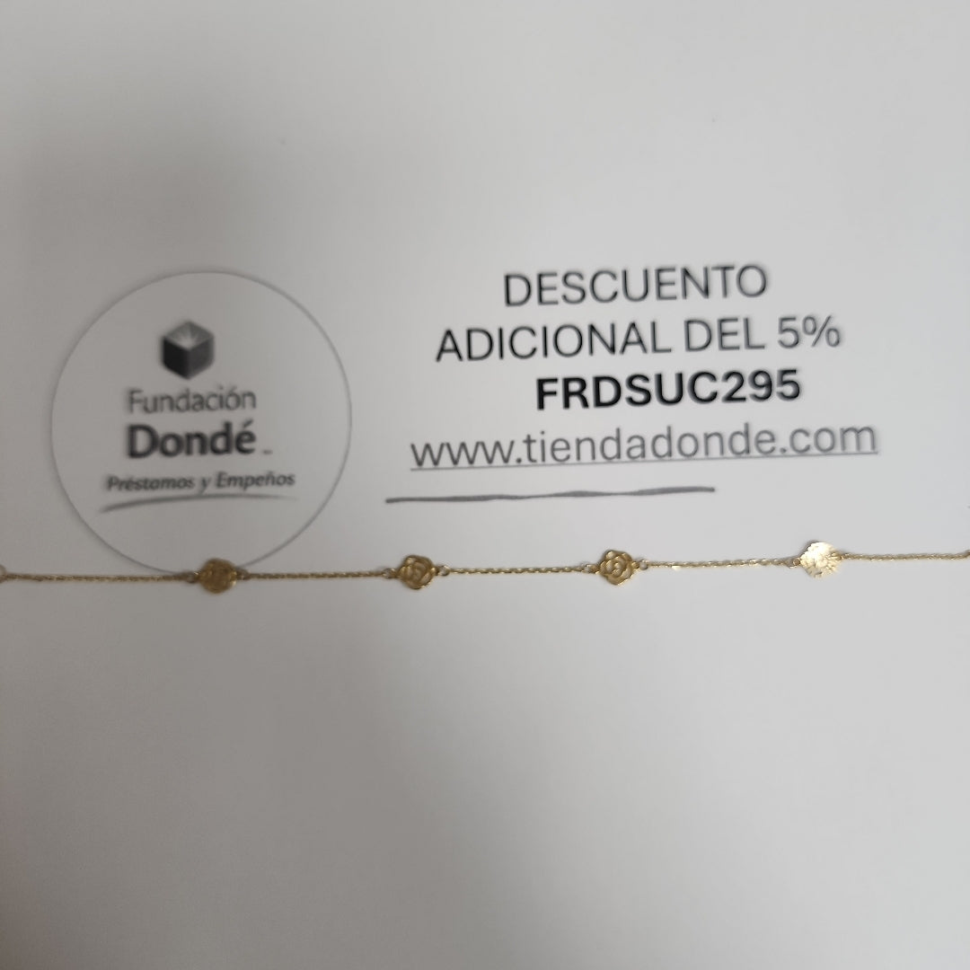 PULSERAS DAMA ORO 14K 1.2 (NUEVO)