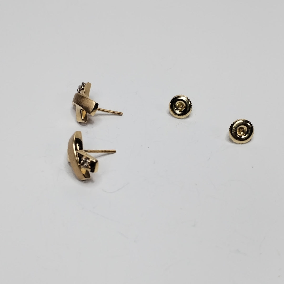 BROQUELES PAR ORO 14 K 2.9 GRMS (SEMINUEVO)