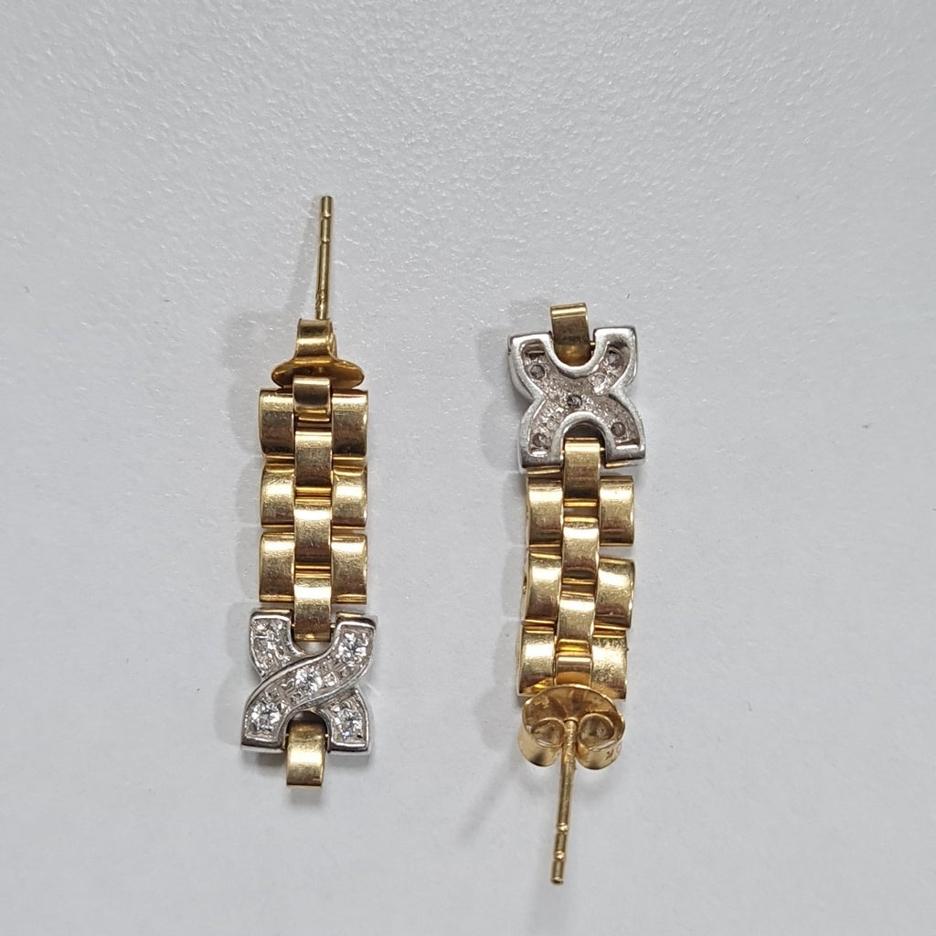 ARETES PAR ORO 14 K 4.4 GRMS (SEMINUEVO)
