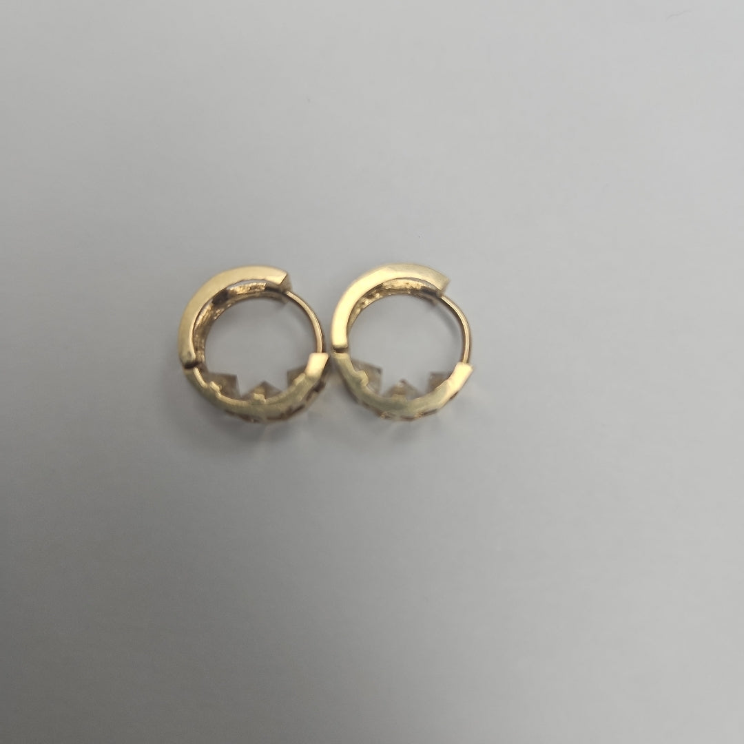 ARRACADAS PAR ORO 14 K 2 GRMS (SEMINUEVO)