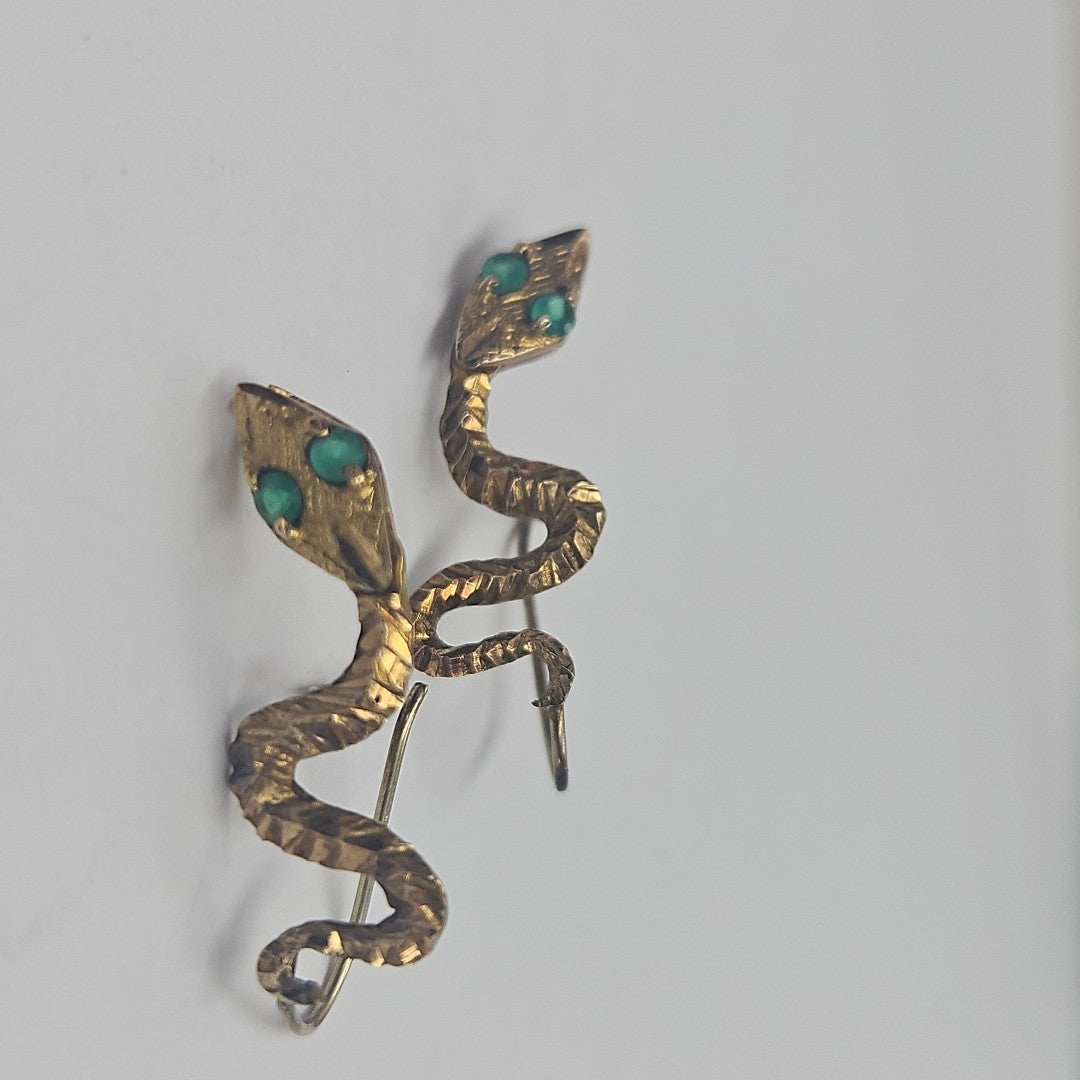 ARETES PAR ORO 8 K 2 GRMS (SEMINUEVO)