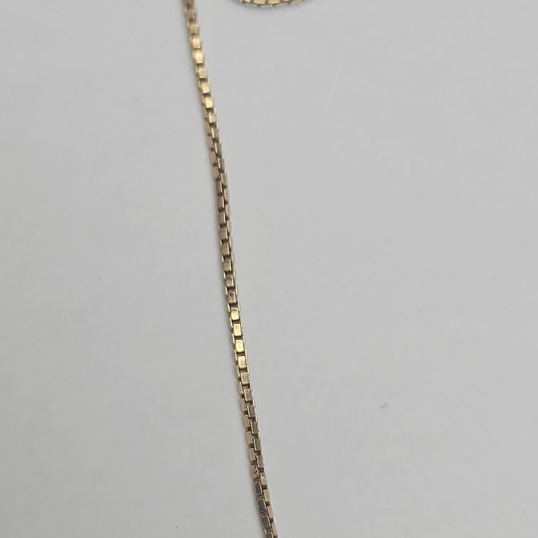 GARGANTILLA ORO COMBINADO 14 K 2.4 GRMS (SEMINUEVO)