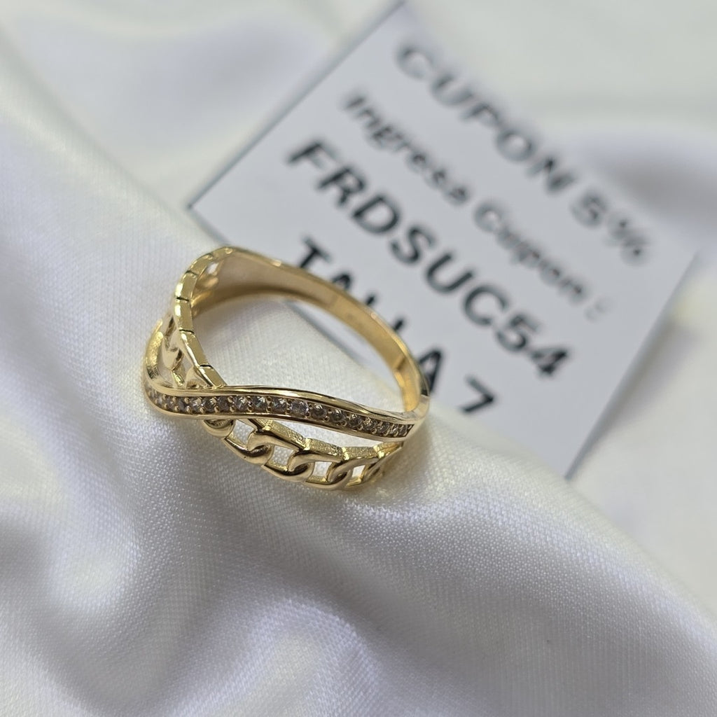 ANILLOS DAMA ORO 14K 2 (NUEVO)