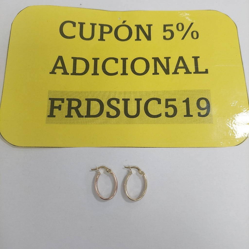 ARRACADAS ORO 14K 1.5 (NUEVO)