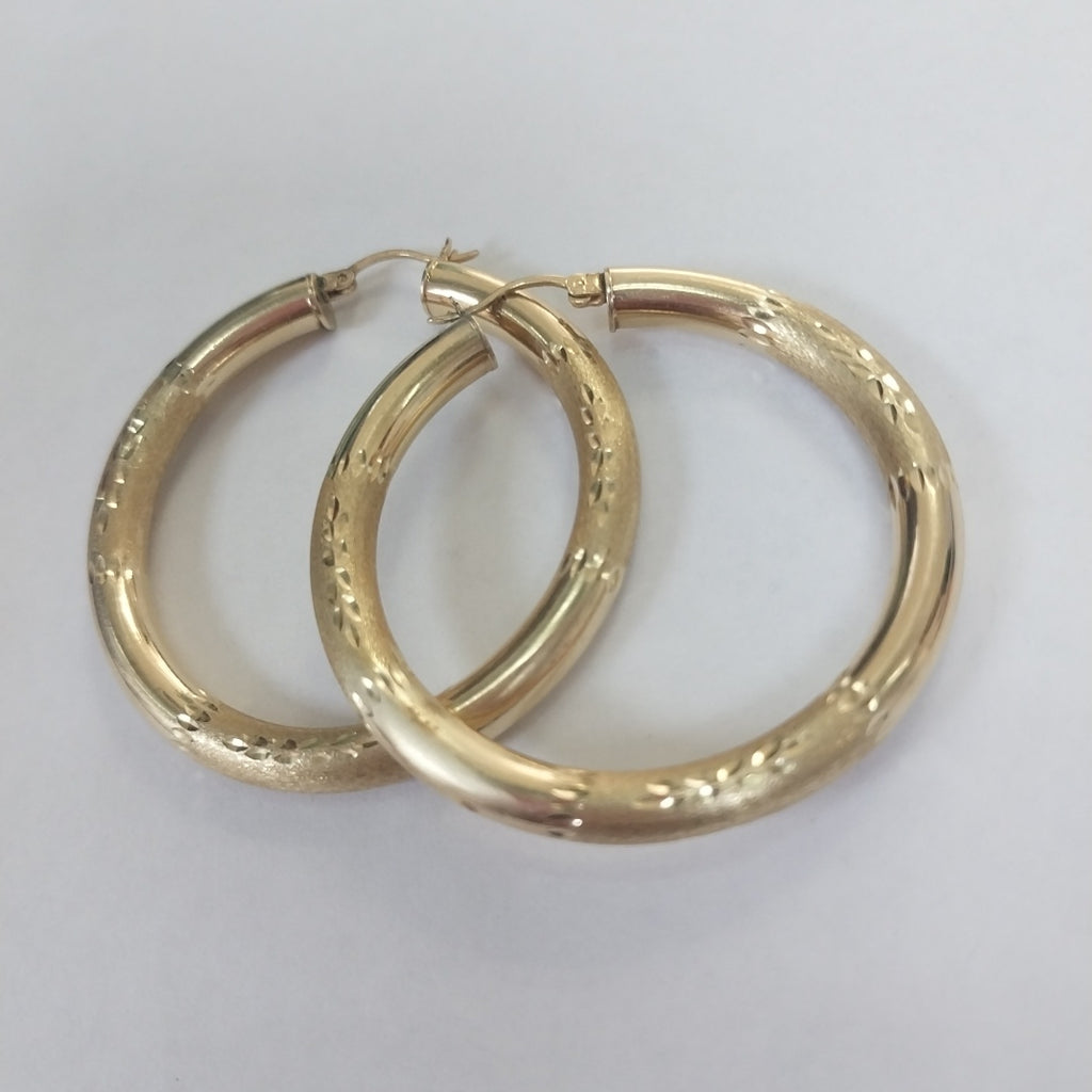ARRACADAS PAR ORO 14 K 7.4 GRMS (SEMINUEVO)