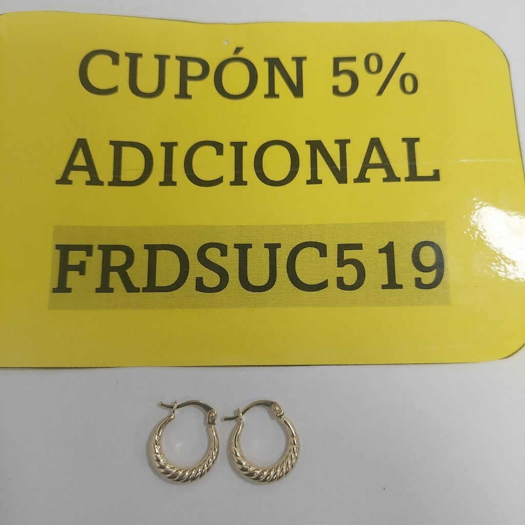 ARRACADAS ORO 14K 1.1 (NUEVO)