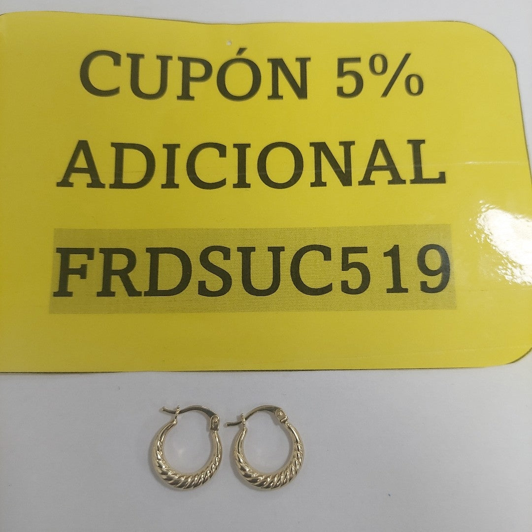 ARRACADAS ORO 14K 1.1 (NUEVO)