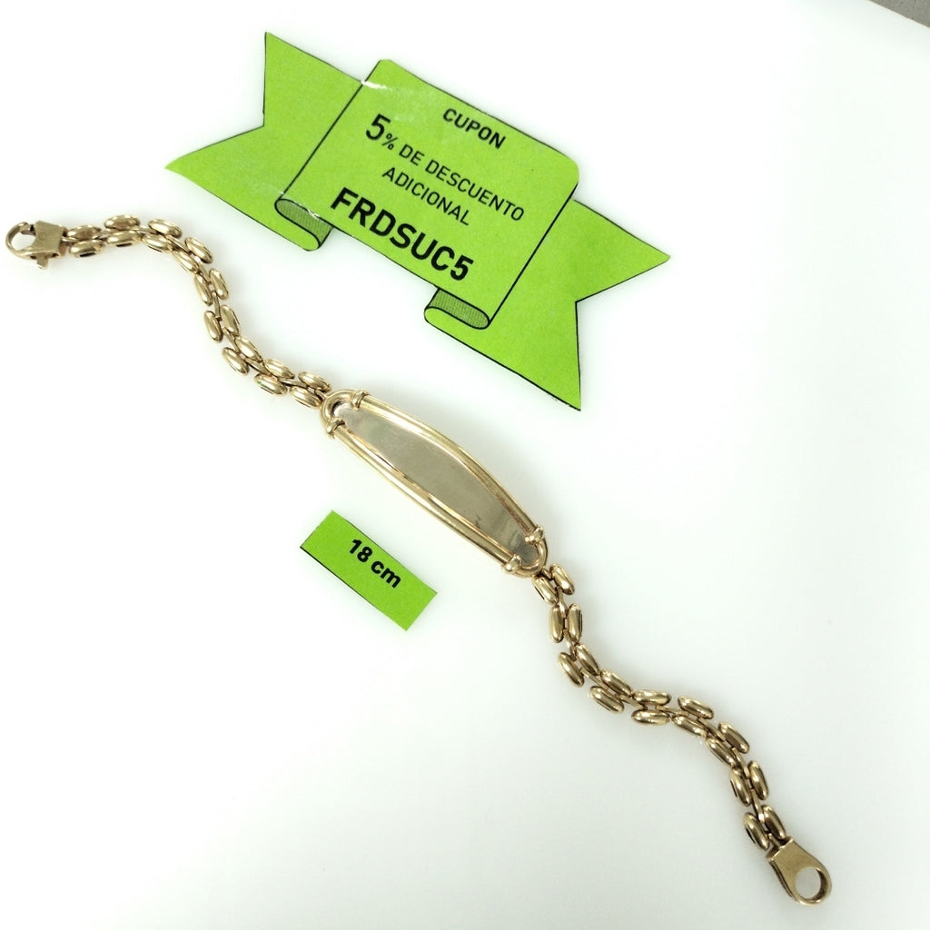 ESCLAVA ORO 14 K 11.2 GRMS (SEMINUEVO)