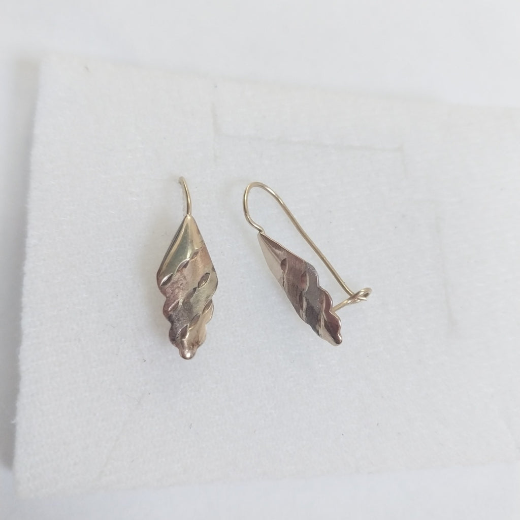 ARETES PAR ORO 10 K 1 GRMS (SEMINUEVO)