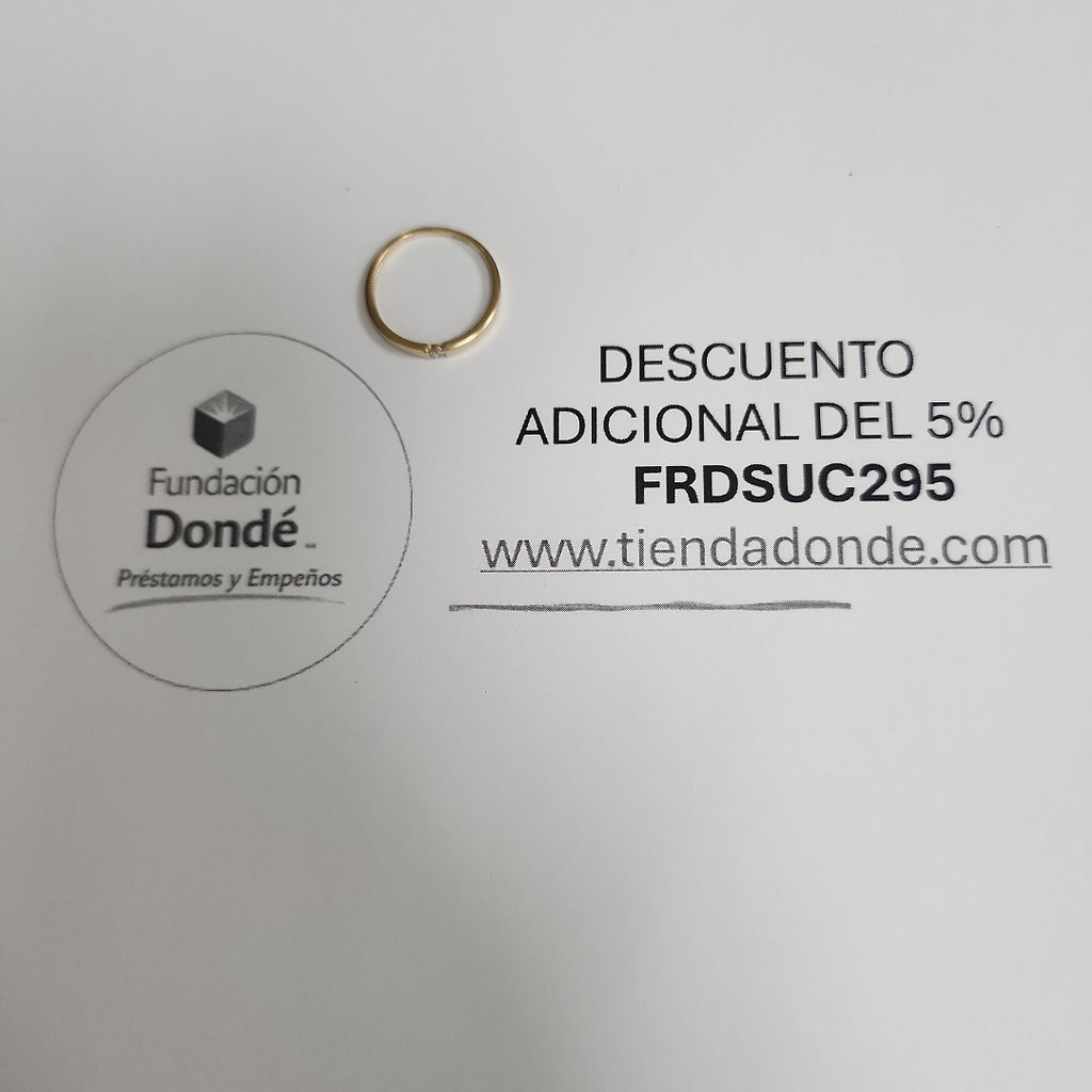 SOLITARIOS ORO 14K 1 (NUEVO)