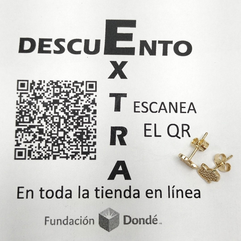BROQUELES ORO 14K 1.2 (NUEVO)