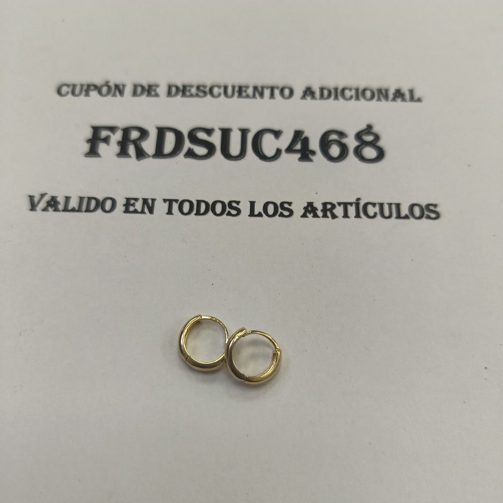 HUGGIES ORO 14K 1.1 (NUEVO)