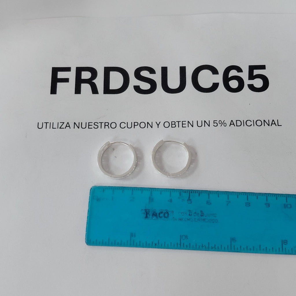 ARETES ARRACADAS GRECAS PLATA .925 4.13 GR (NUEVO)