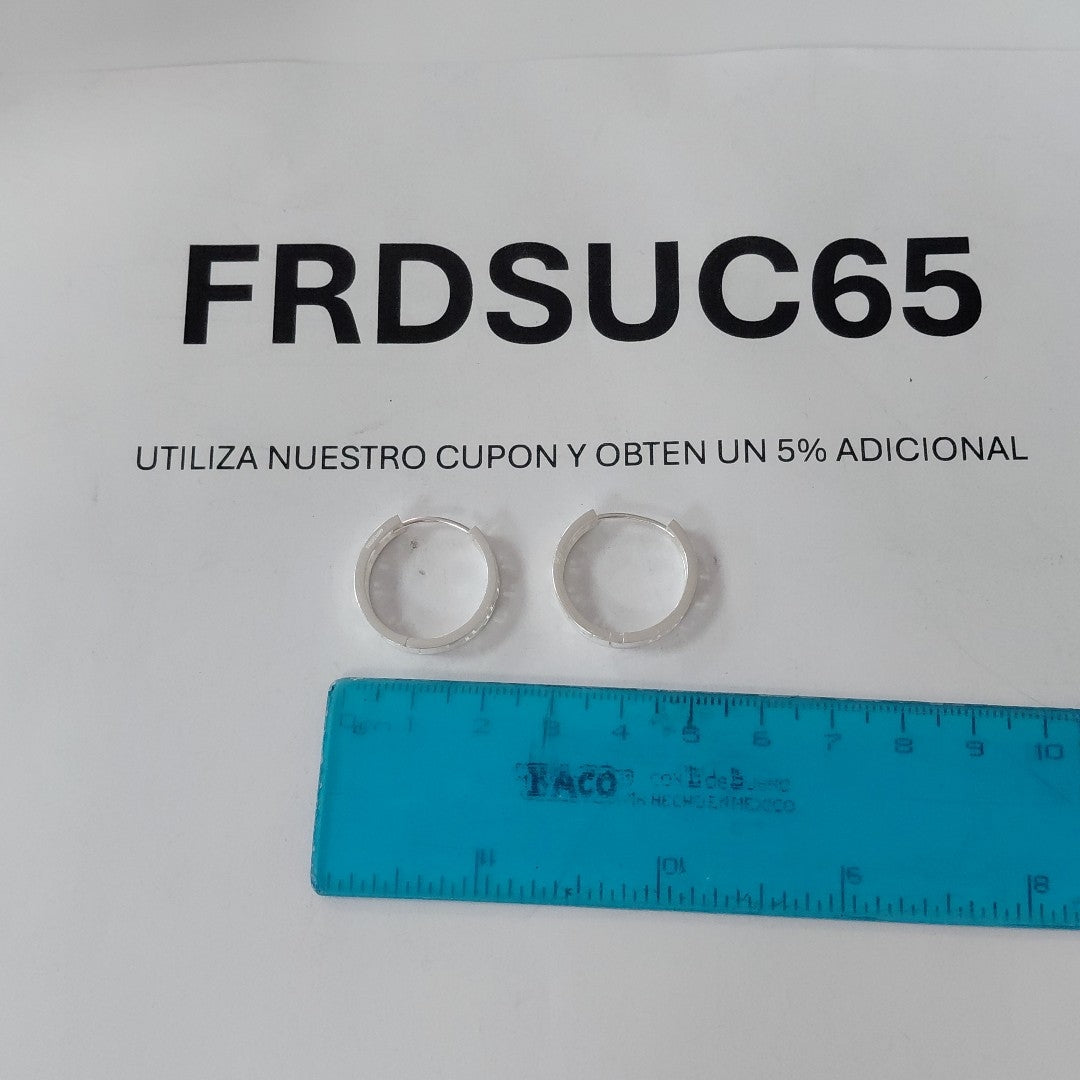ARETES ARRACADAS GRECAS PLATA .925 4.13 GR (NUEVO)