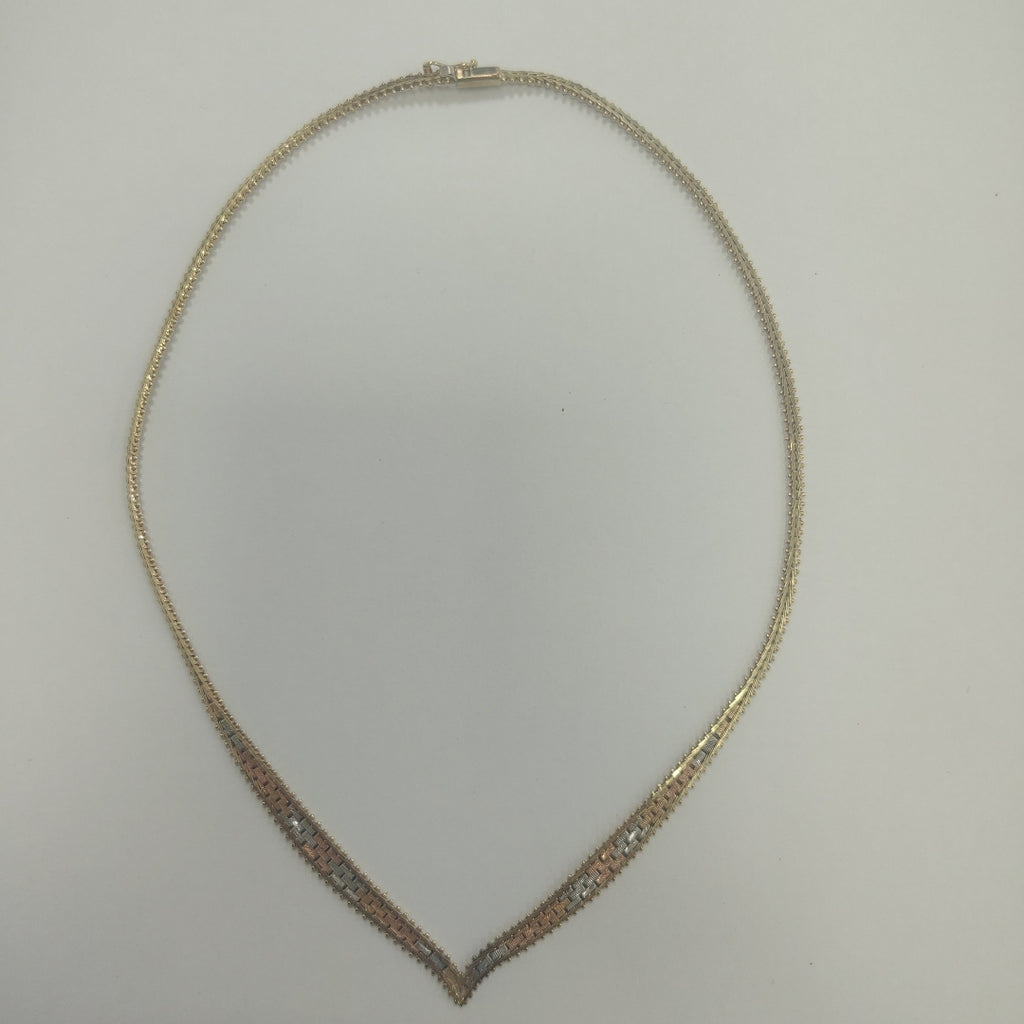 GARGANTILLA ORO,ORO COMBINADO 14 K 12,40 GRMS (SEMINUEVO)