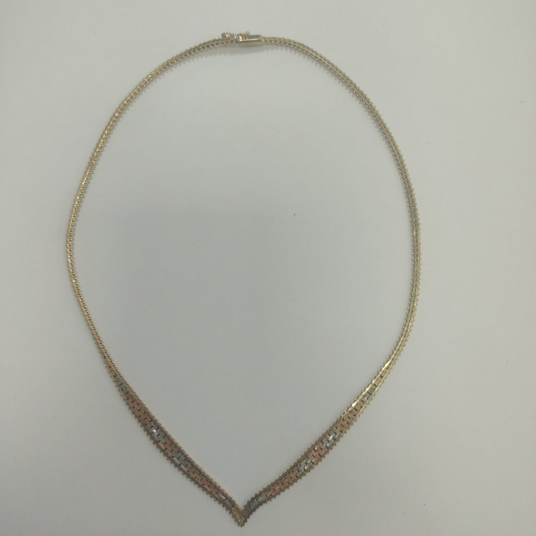 GARGANTILLA ORO,ORO COMBINADO 14 K 12,40 GRMS (SEMINUEVO)