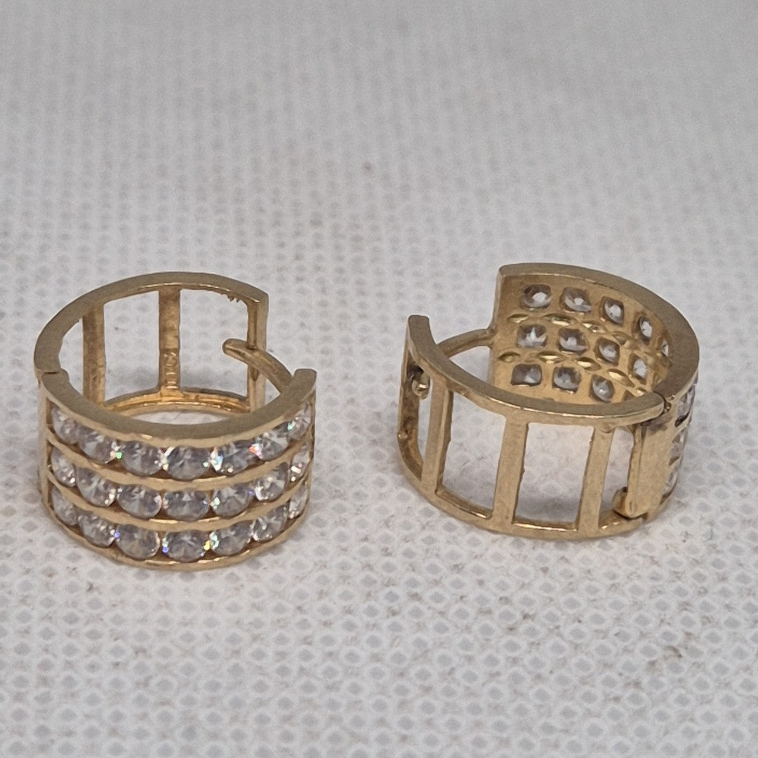 ARRACADAS PAR ORO 10 K 2,70 GRMS (SEMINUEVO)