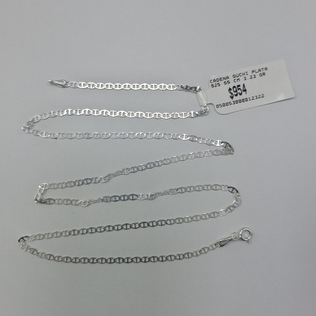 CADENA GUCHI PLATA .925 55 CM 3.23 GR (NUEVO)