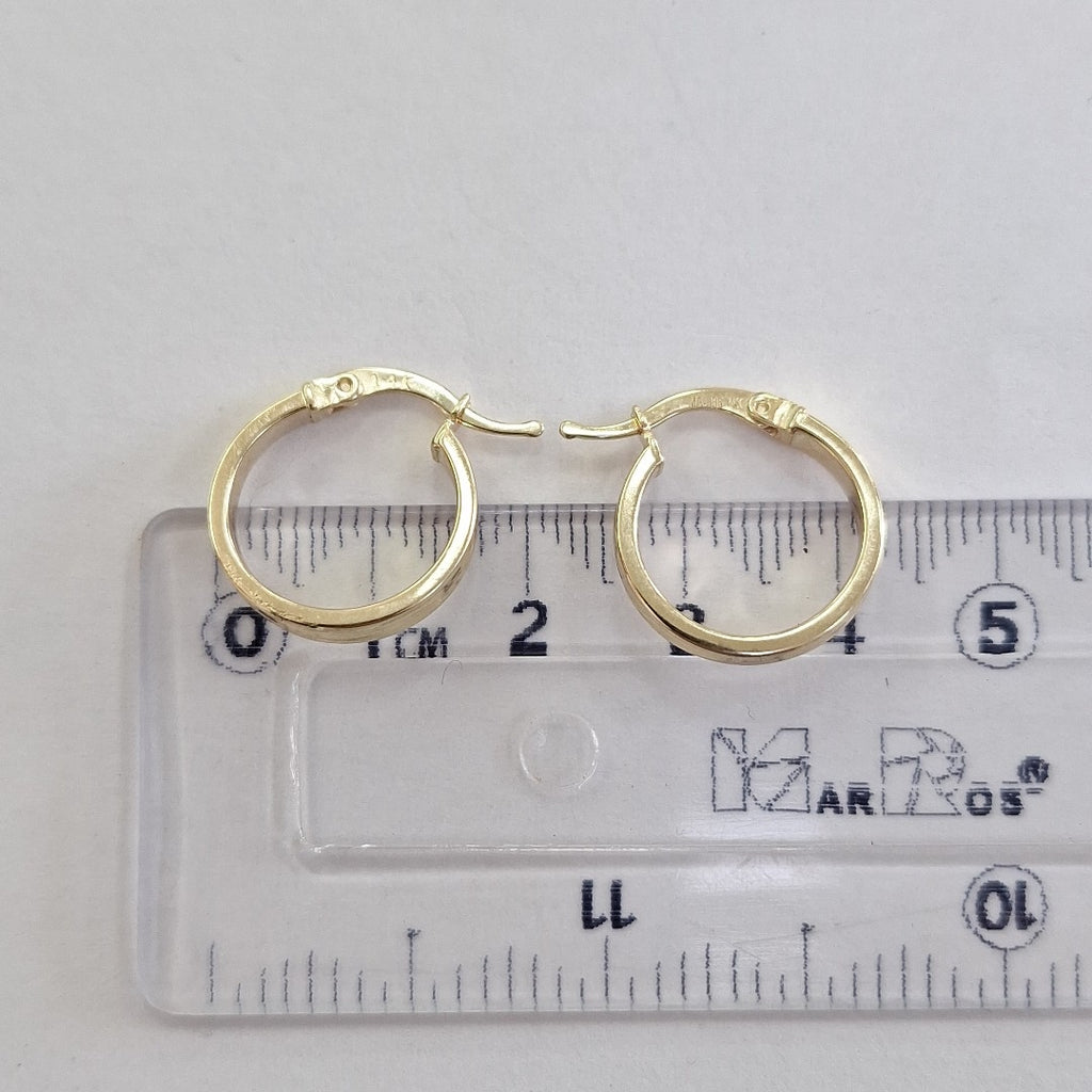 ARRACADAS ORO 14K 1.5 (NUEVO)