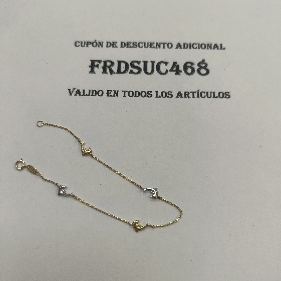 PULSERAS DAMA ORO 14K 1.5 (NUEVO)