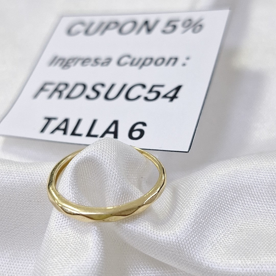 ANILLOS DAMA ORO 14K 0.8 (NUEVO)