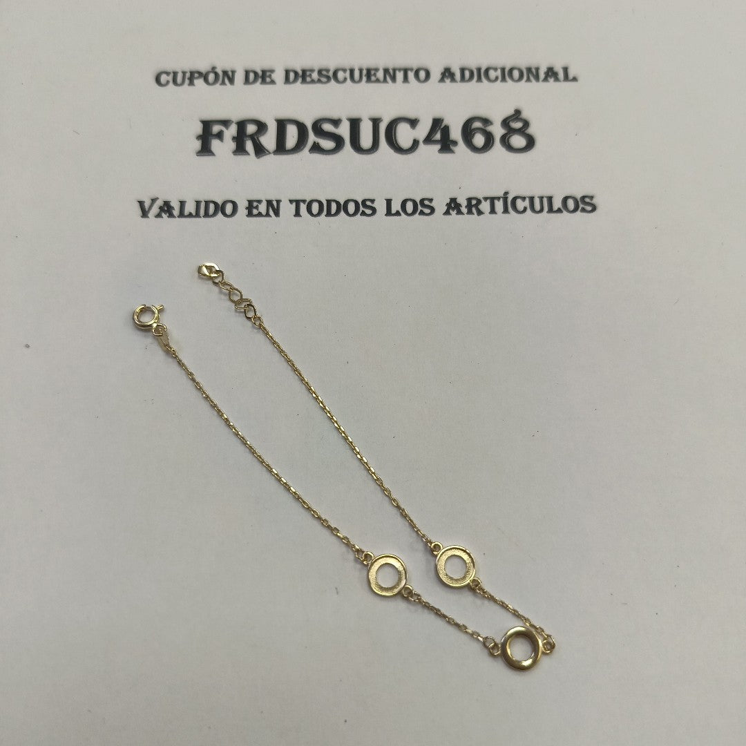 PULSERAS DAMA ORO 14K 1.2 (NUEVO)