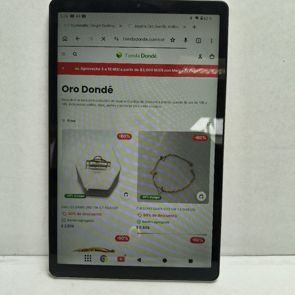 TABLETA ACER ICONIA TAB A10 A10-21 (2024) 64 GB 4 GB RAM (SEMINUEVO)
