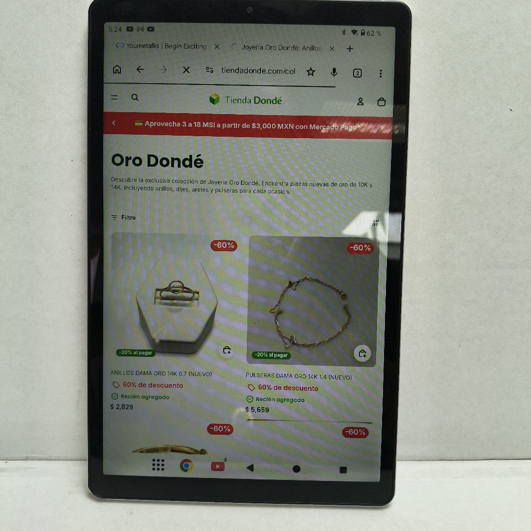 TABLETA ACER ICONIA TAB A10 A10-21 (2024) 64 GB 4 GB RAM (SEMINUEVO)