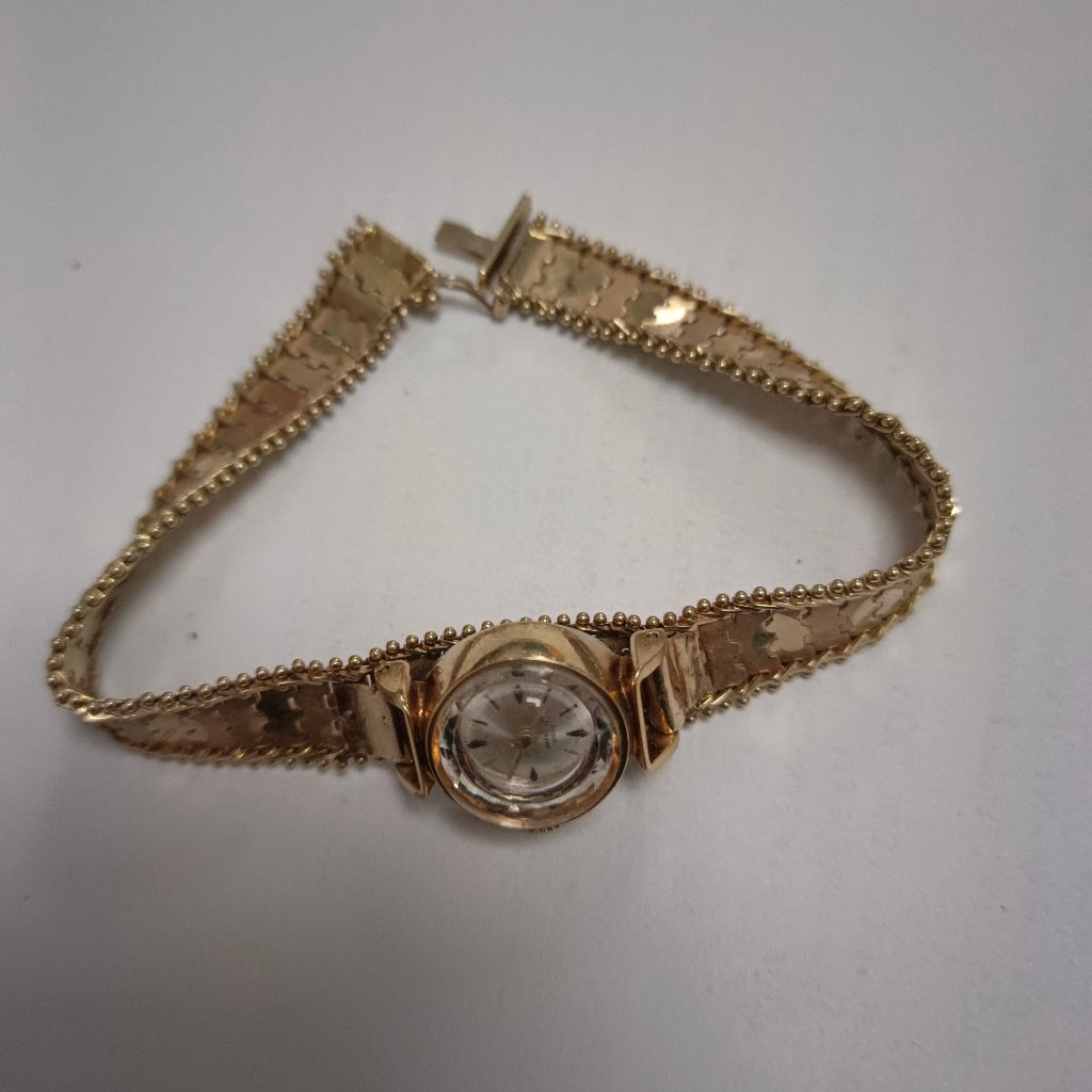 RELOJ CAJA Y PULSO ORO ORO 14 K 18,90 GRMS (SEMINUEVO)