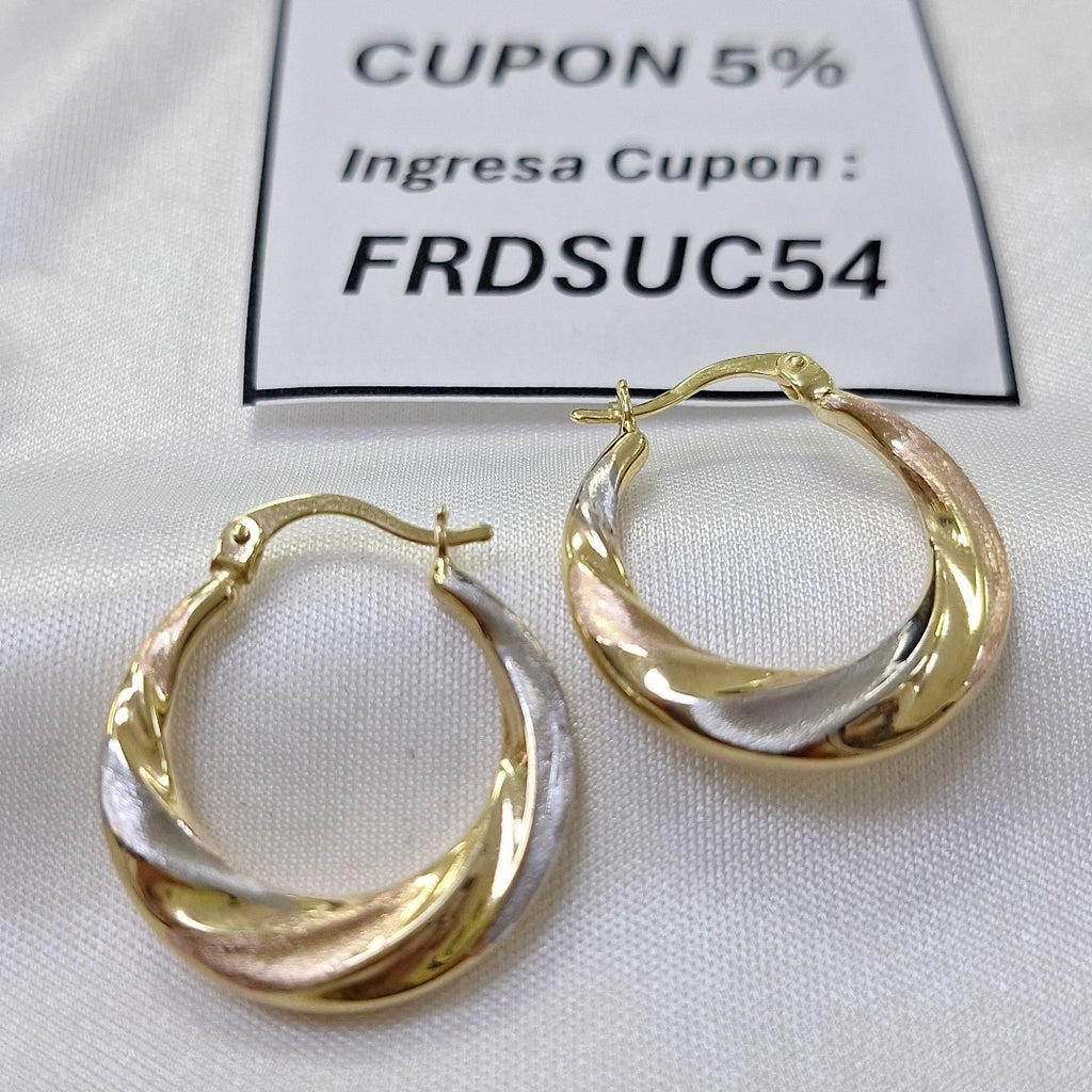 ARRACADAS ORO 14K 1.9 (NUEVO)