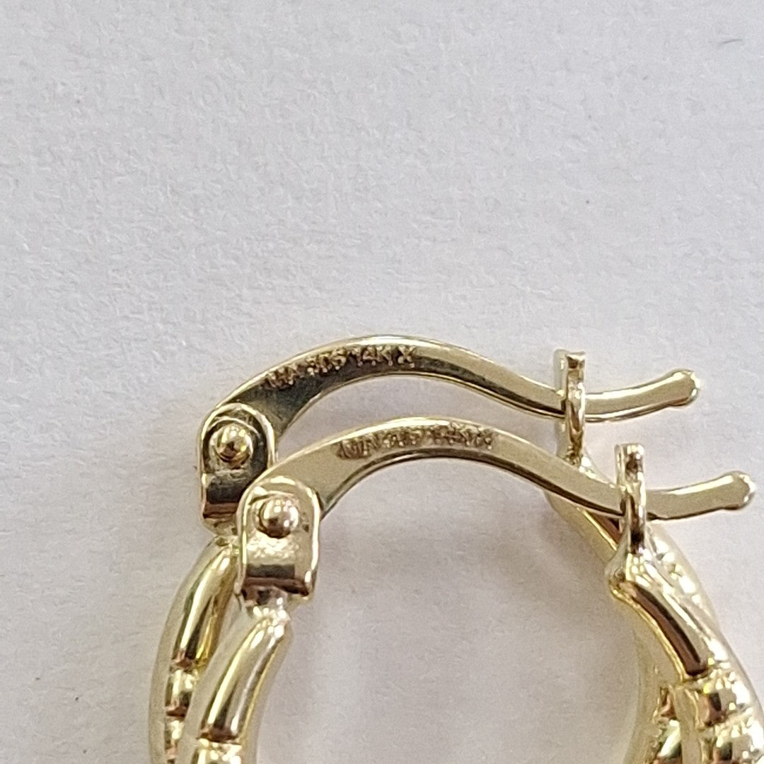 ARRACADAS ORO 14K 1.2 (NUEVO)
