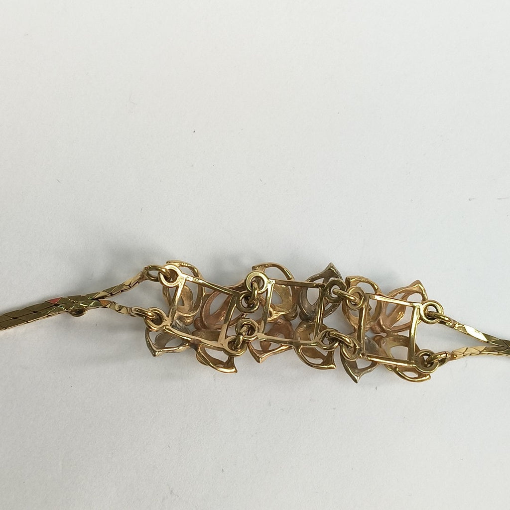 PULSERA ORO, ORO COMBINADO 14 K 18.3 GRMS (SEMINUEVO)