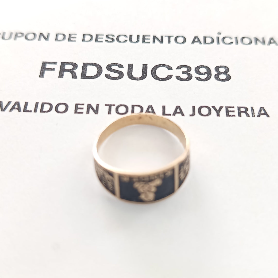 ANILLO DE GRADUACIÓN ORO 8 K 1.1 GRMS (SEMINUEVO)