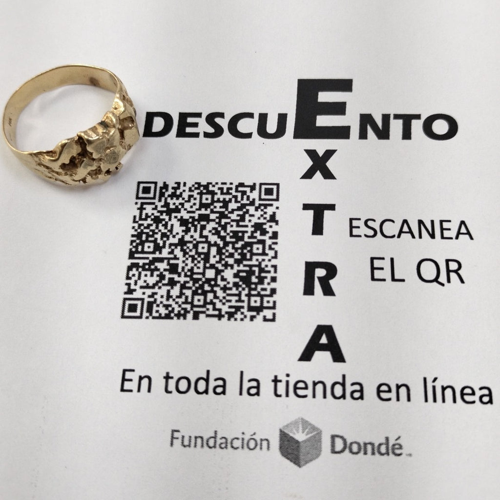 ANILLO ORO 14 K 7.6 GRMS (SEMINUEVO)