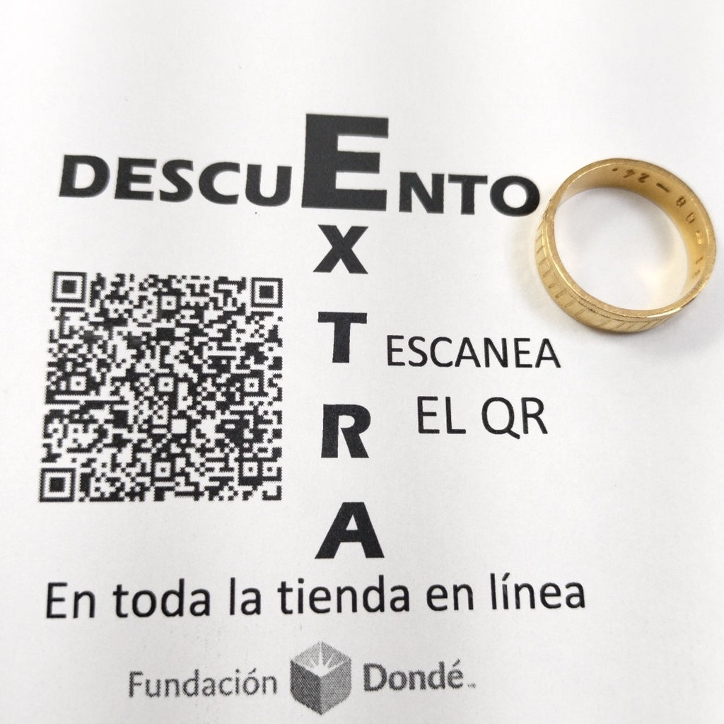 ARGOLLA ORO 10 K 4.1 GRMS (SEMINUEVO)