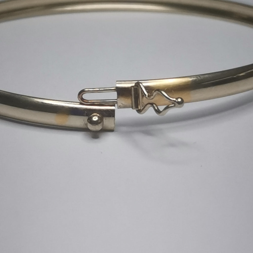 PULSERA RIGIDA ORO 14 K 4.3 GRMS (SEMINUEVO)