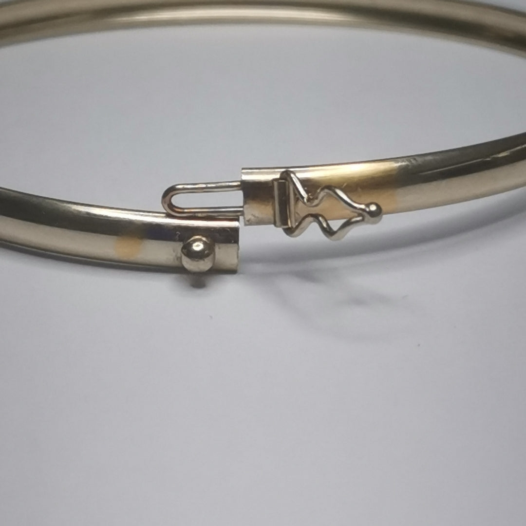 PULSERA RIGIDA ORO 14 K 4.3 GRMS (SEMINUEVO)