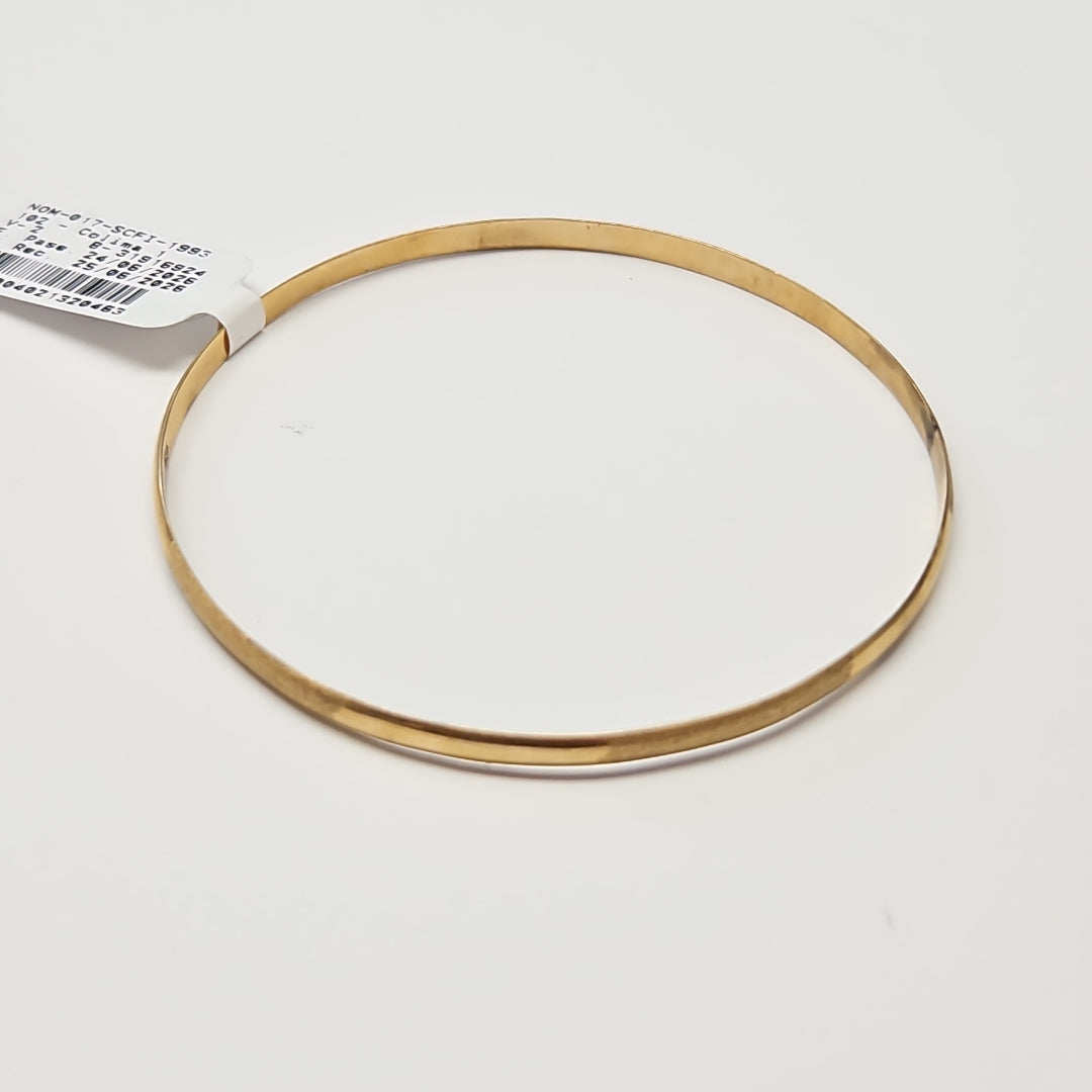 PULSERA RIGIDA ORO 14 K 6.3 GRMS (SEMINUEVO)