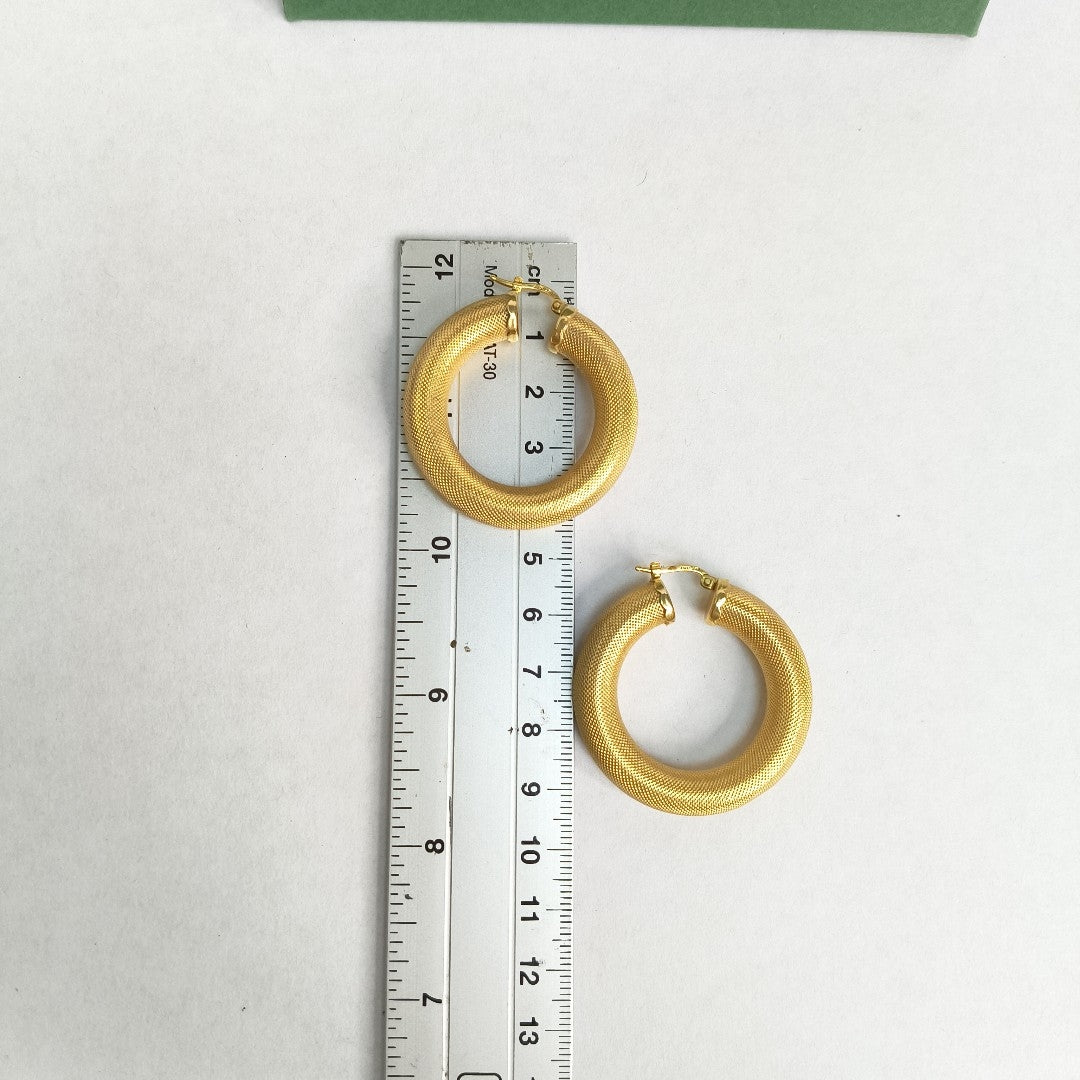 ARRACADAS PAR ORO 14 K 12.1 GRMS (SEMINUEVO)