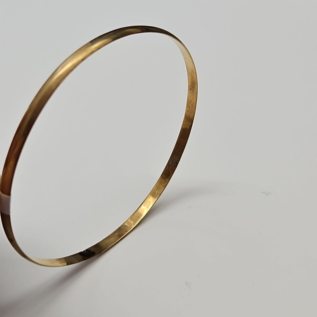 PULSERA RIGIDA ORO 14 K 6.4 GRMS (SEMINUEVO)