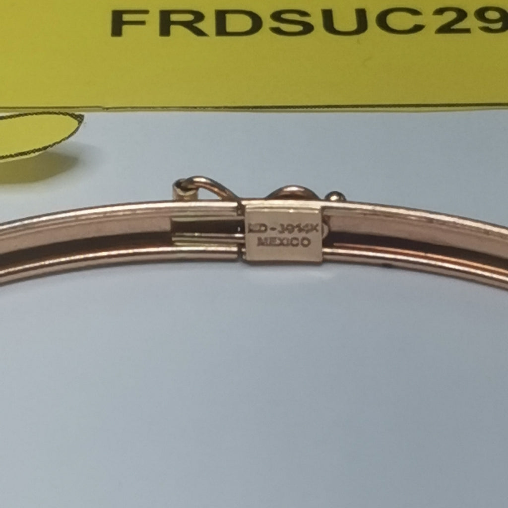PULSERA RIGIDA ORO 14 K 4.3 GRMS (SEMINUEVO)
